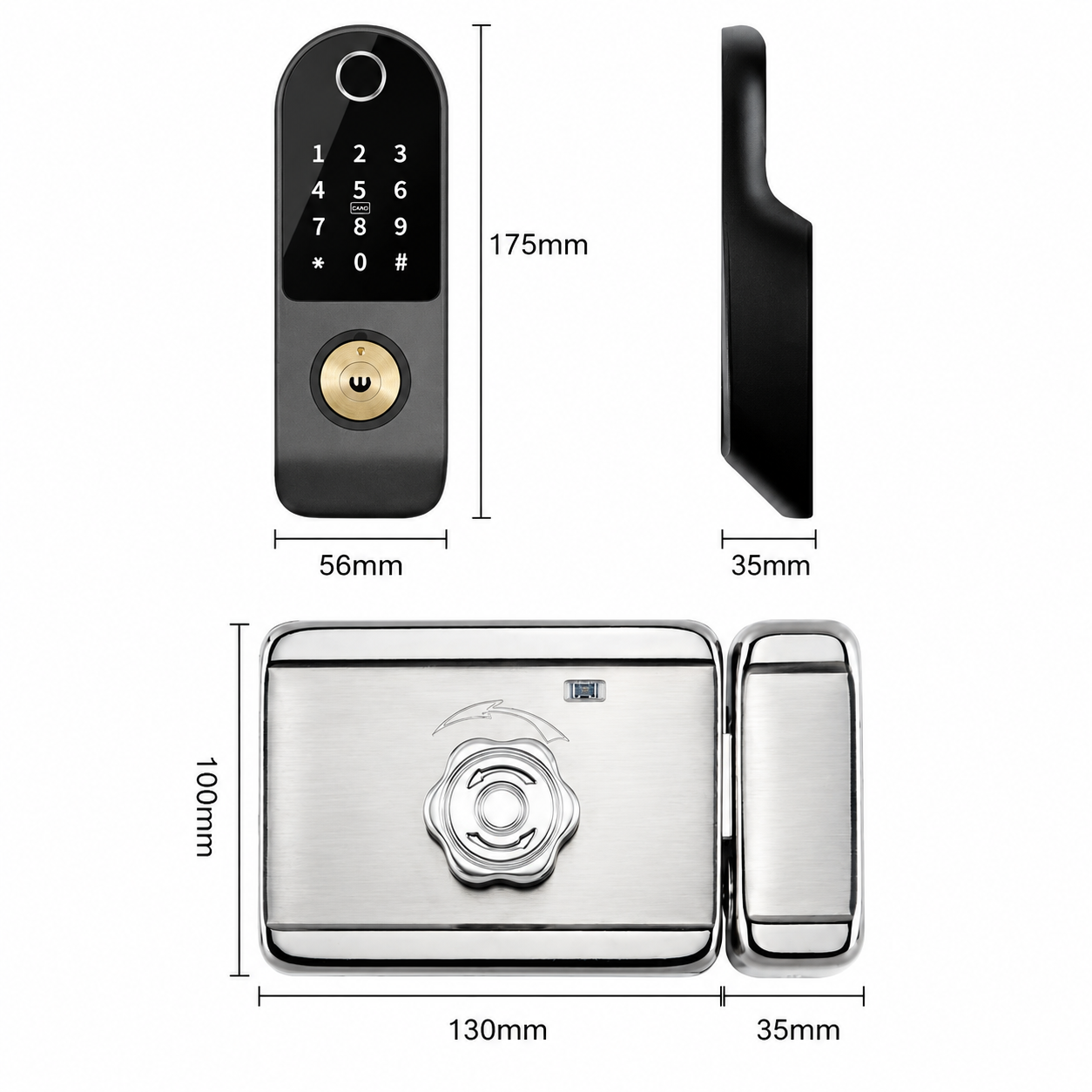 Rectivo Quanta Smart Rim Lock - Image 2