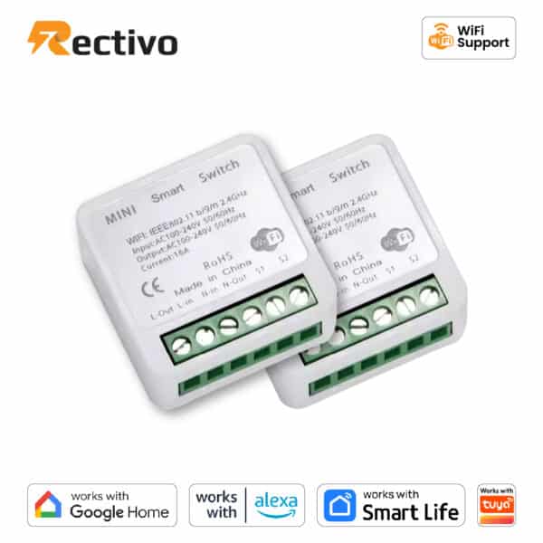 Rectivo 1 Gang Mini Smart WiFi Switch Module