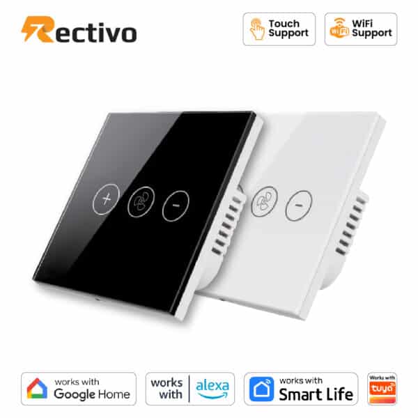 Rectivo Smart Touch and WiFi Fan Dimmer Switch