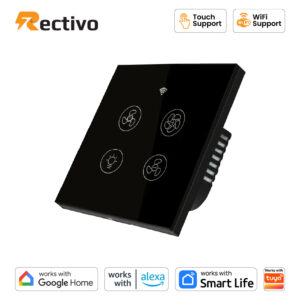 Smart Touch and WiFi Fan and Light Switch