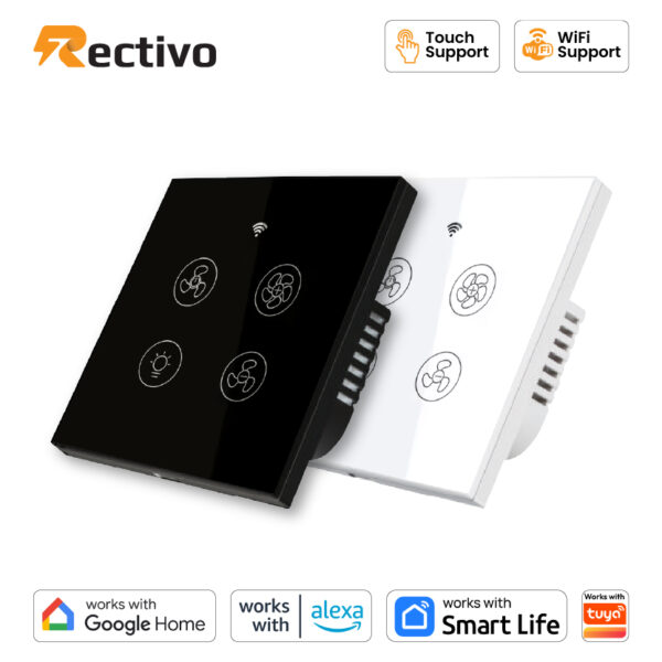 Smart Touch and WiFi Fan and Light Switch