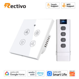 Smart Touch and WiFi Fan and Light Switch