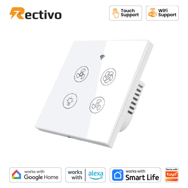 Smart Touch and WiFi Fan and Light Switch