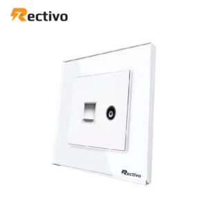 Glass Border Dish + Internet Socket