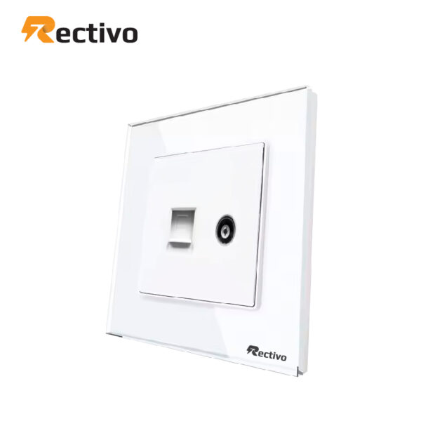 Glass Border Dish + Internet Socket