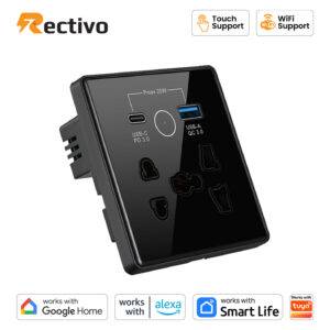 Wifi Socket with Type C and USB Port