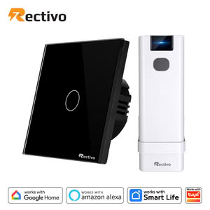 Rectivo 1 Gang Smart Switch Touch and WiFi + RF 433MHz Remote
