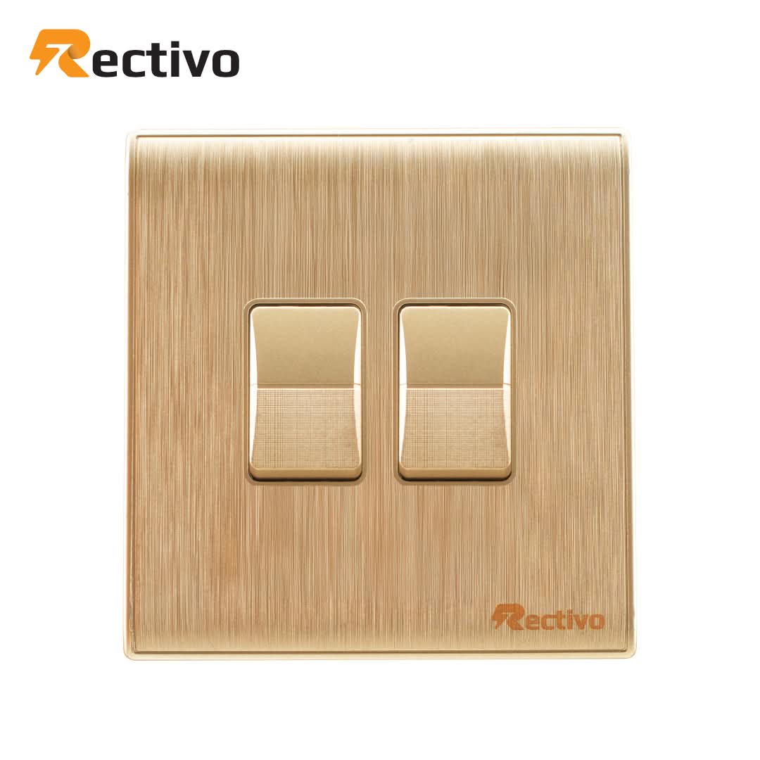 Rectivo 2 Gang Switch (Omega Series)