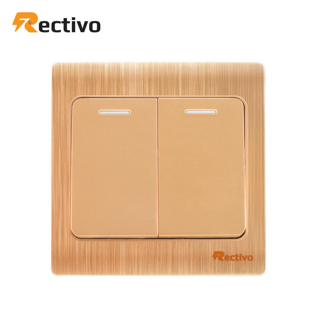 Rectivo 2 Gang Switch (Vinta Series)