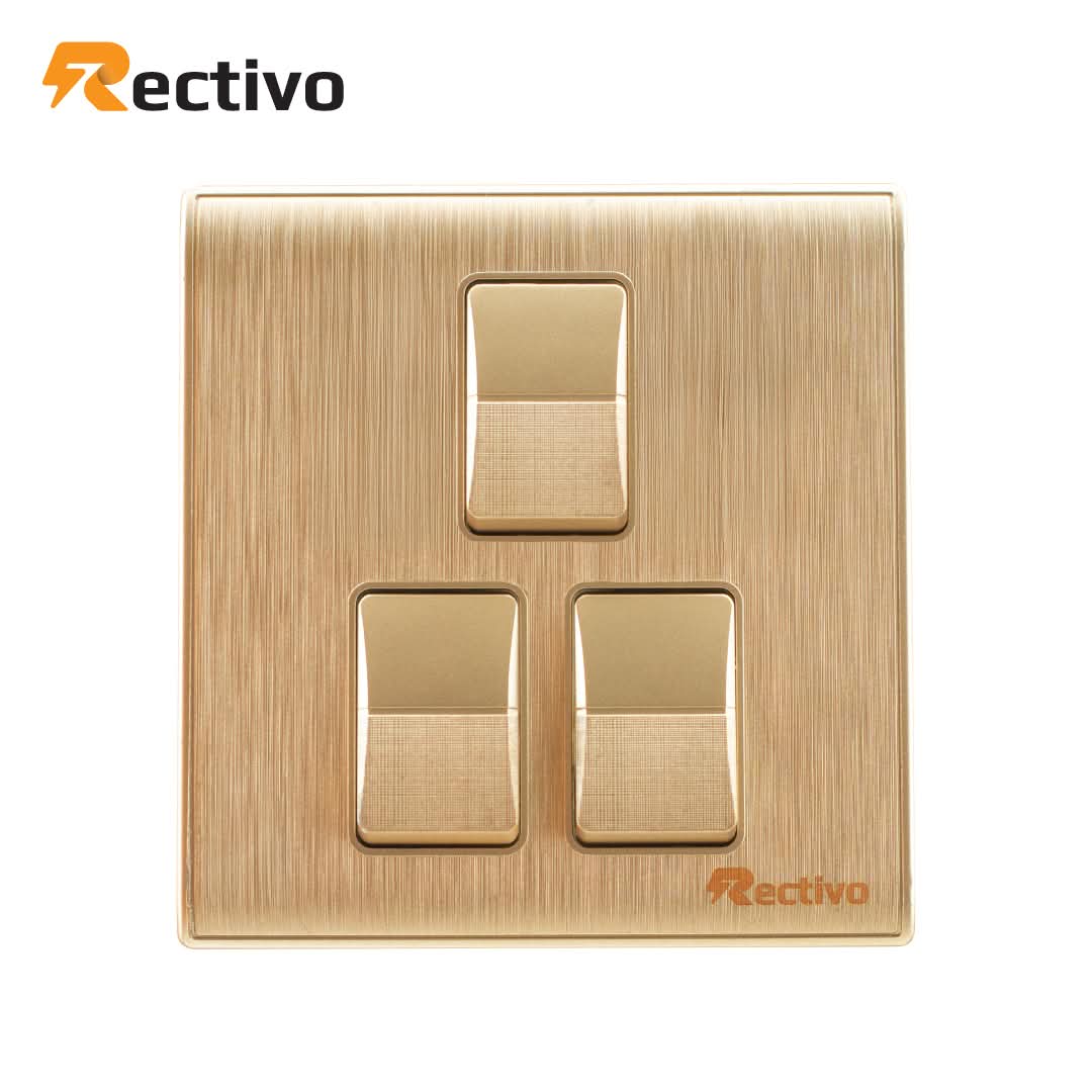 Rectivo 3 Gang Switch (Omega Series)