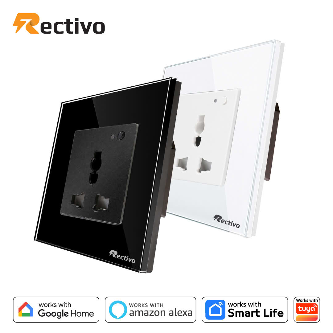 Rectivo 3 Pin Smart Socket 16A (White) - Image 2
