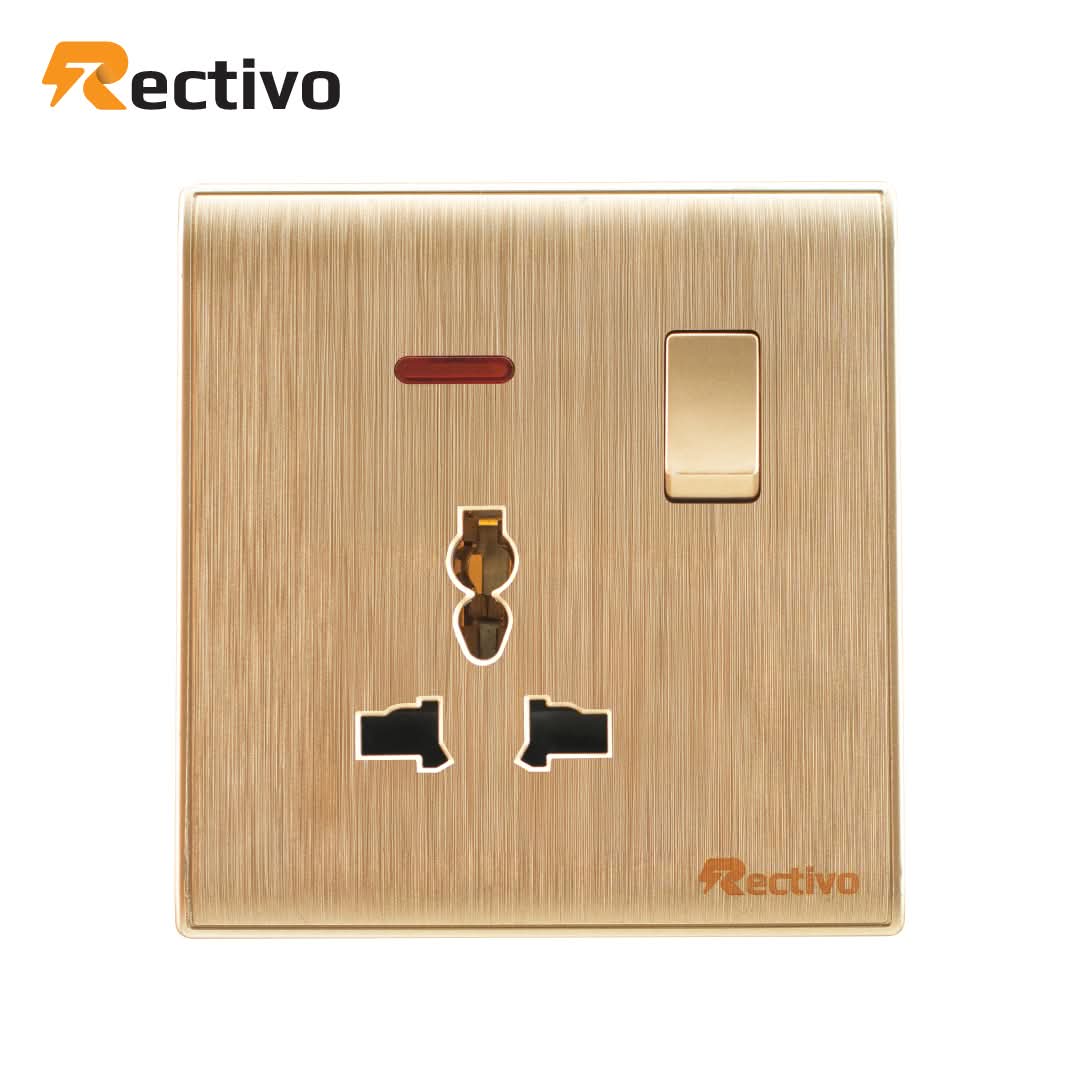 Rectivo 3 Pin Universal Socket (Omega Series)