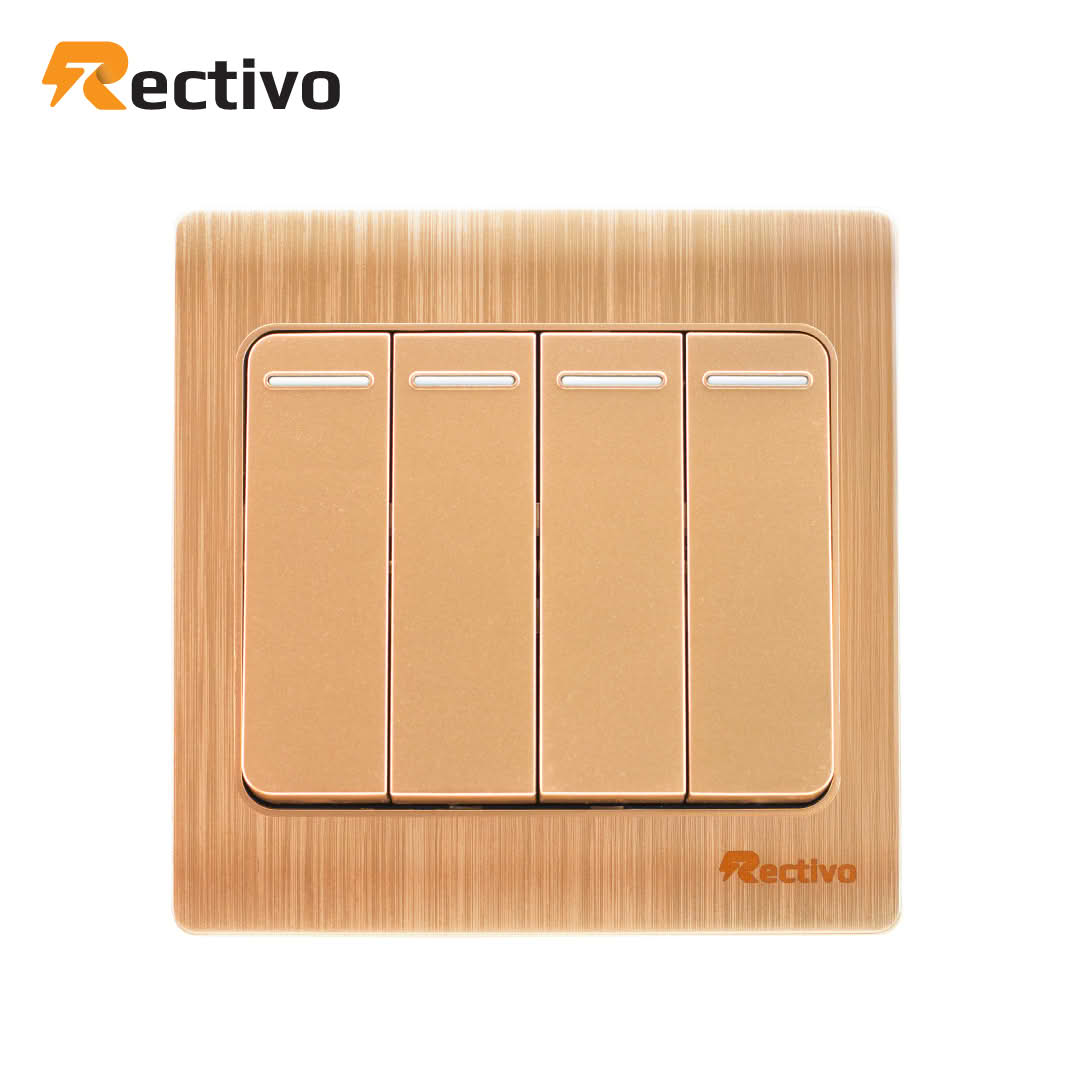 Rectivo 4 Gang Switch (Vinta Series)
