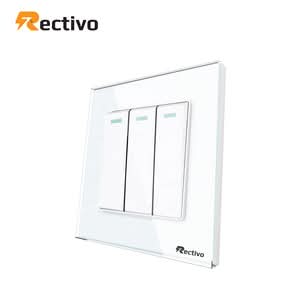 Glass Border 3 Gang Switch