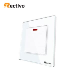 Rectivo Glass Border 45A DP Switch