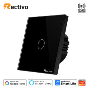 Rectivo 1 Gang Smart Switch Touch and WiFi with RF