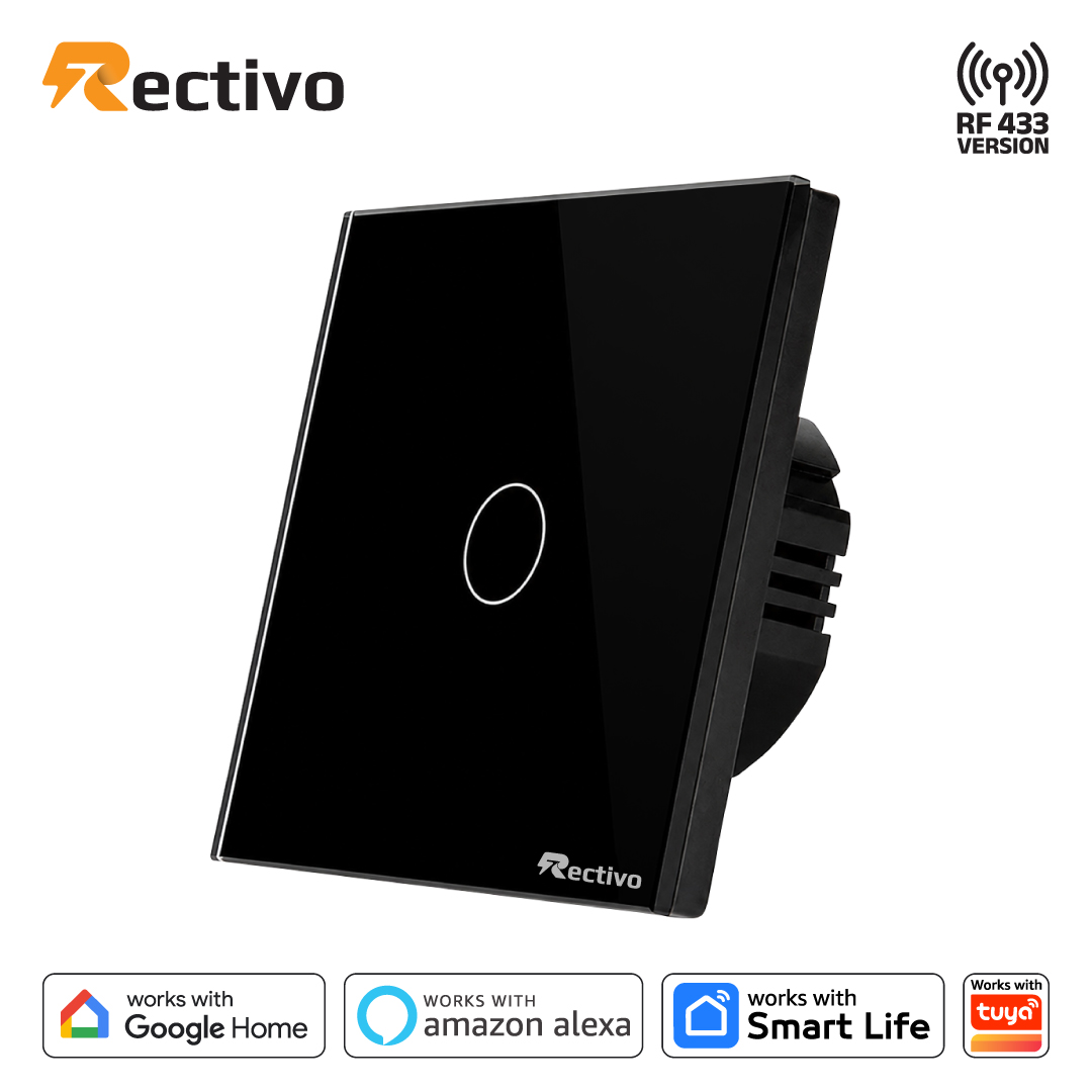Rectivo 1 Gang Smart Switch Touch and WiFi with RF